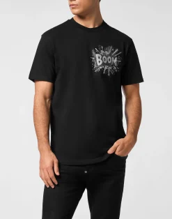 PHILIPP PLEIN Round Neck T-Shirt Boom Stones>Uomo T-Shirts