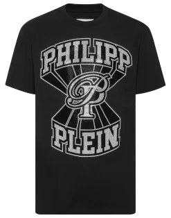PHILIPP PLEIN Round Neck T-Shirt College Plein>Uomo T-Shirts