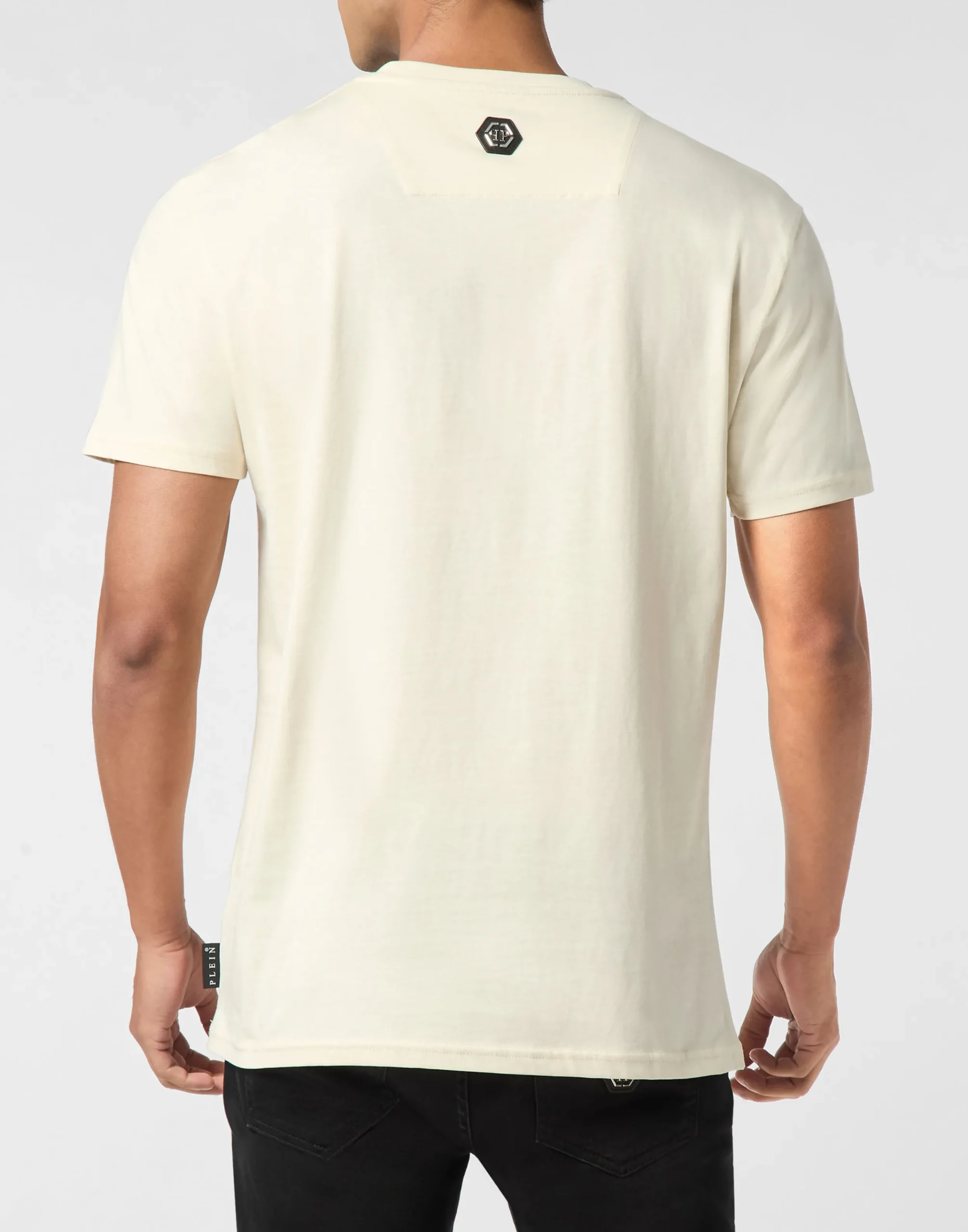PHILIPP PLEIN Round Neck T-Shirt College Animals Outline>Uomo T-Shirts