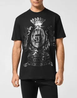 PHILIPP PLEIN Round Neck T-Shirt Crest>Uomo T-Shirts