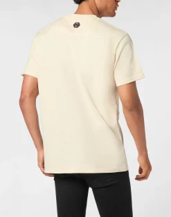PHILIPP PLEIN Round Neck T-Shirt Crystal Teddy Bear><noscript><img data-lazyloaded=