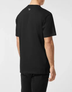 PHILIPP PLEIN Round Neck T-Shirt Degrade' Skull><noscript><img data-lazyloaded=