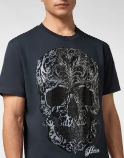 PHILIPP PLEIN Round Neck T-Shirt Degrade' Skull><noscript><img data-lazyloaded=