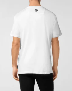 PHILIPP PLEIN Round Neck T-Shirt Full Of Stones Teddy Bear><noscript><img data-lazyloaded=