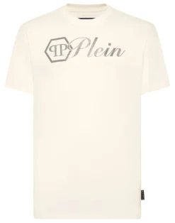 PHILIPP PLEIN Round Neck T-Shirt Full Of Stones Plein>Uomo T-Shirts