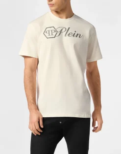 PHILIPP PLEIN Round Neck T-Shirt Full Of Stones Plein>Uomo T-Shirts