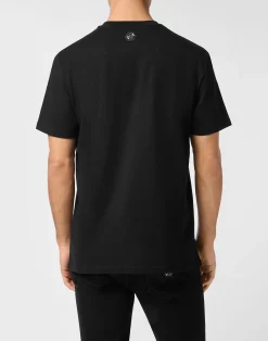 PHILIPP PLEIN Round Neck T-Shirt Full Of Stones Teddy Glass><noscript><img data-lazyloaded=