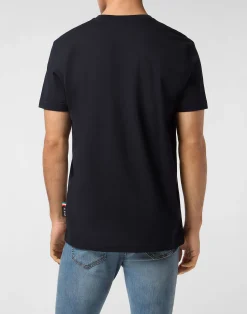 PHILIPP PLEIN Round Neck T-Shirt Glass Skull><noscript><img data-lazyloaded=