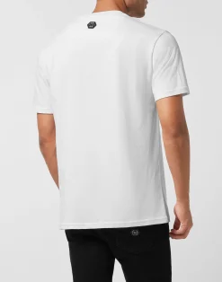 PHILIPP PLEIN Round Neck T-Shirt Gothic Plein><noscript><img data-lazyloaded=