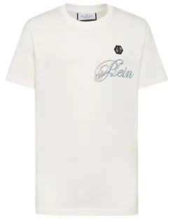 PHILIPP PLEIN Round Neck T-Shirt Gradient Skull>Uomo T-Shirts