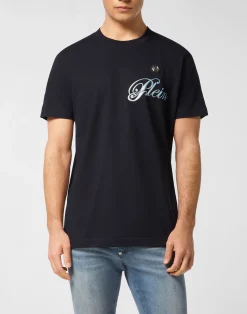 PHILIPP PLEIN Round Neck T-Shirt Gradient Skull>Uomo T-Shirts