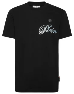 PHILIPP PLEIN Round Neck T-Shirt Gradient Skull>Uomo T-Shirts