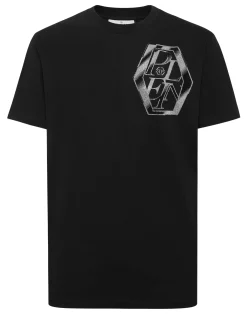 PHILIPP PLEIN Round Neck T-Shirt Metal Plein>Uomo T-Shirts