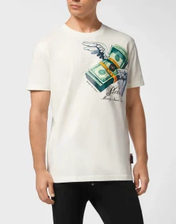 PHILIPP PLEIN Round Neck T-Shirt Money>Uomo T-Shirts
