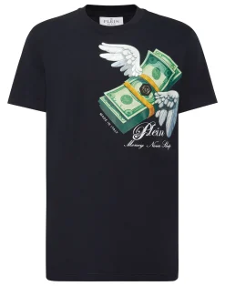 PHILIPP PLEIN Round Neck T-Shirt Money>Uomo T-Shirts