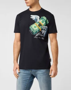 PHILIPP PLEIN Round Neck T-Shirt Money>Uomo T-Shirts