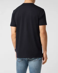 PHILIPP PLEIN Round Neck T-Shirt Money><noscript><img data-lazyloaded=