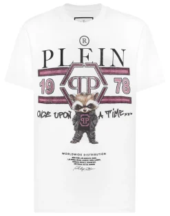 PHILIPP PLEIN Round Neck T-Shirt Plein College Animals>Uomo T-Shirts