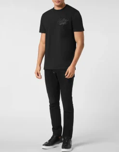 PHILIPP PLEIN Round Neck T-Shirt Plein Deluxe Stones><noscript><img data-lazyloaded=