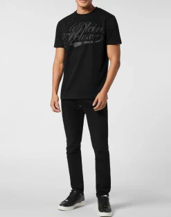 PHILIPP PLEIN Round Neck T-Shirt Plein Deluxe Stones><noscript><img data-lazyloaded=