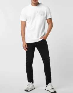 PHILIPP PLEIN Round Neck T-Shirt Plein Deluxe Stones><noscript><img data-lazyloaded=