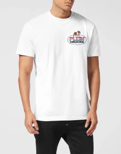PHILIPP PLEIN Round Neck T-Shirt Plein Trucks Bulldog>Uomo T-Shirts