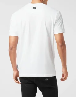 PHILIPP PLEIN Round Neck T-Shirt Plein Trucks Bulldog><noscript><img data-lazyloaded=