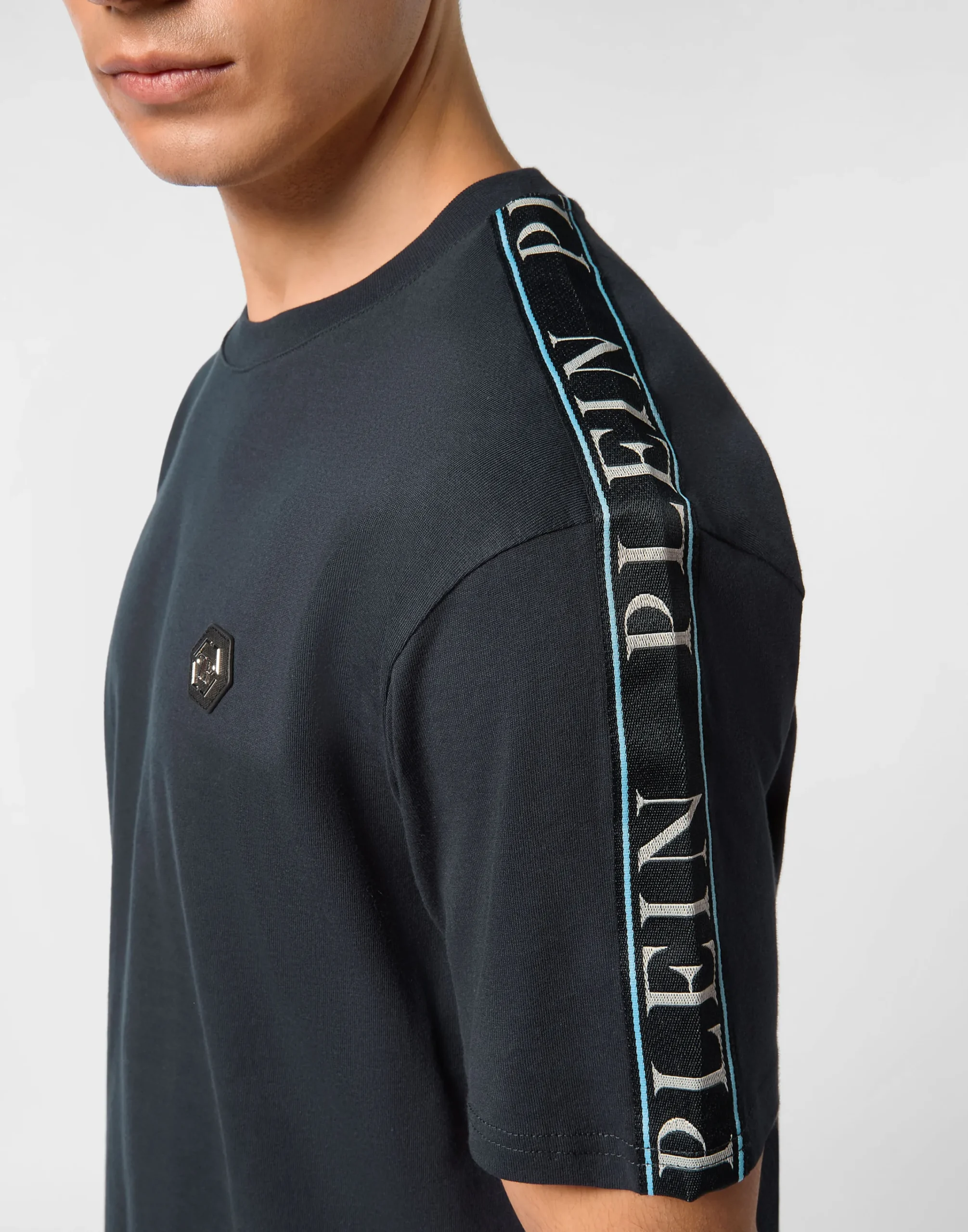 PHILIPP PLEIN Round Neck T-Shirt Plein Tape>Uomo T-Shirts