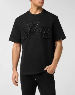 PHILIPP PLEIN Round Neck T-Shirt Stones>Uomo T-Shirts