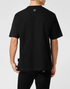 PHILIPP PLEIN Round Neck T-Shirt Stones><noscript><img data-lazyloaded=