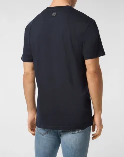 PHILIPP PLEIN Round Neck T-Shirt Stripes><noscript><img data-lazyloaded=