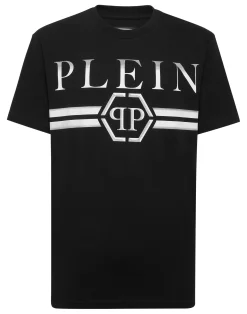 PHILIPP PLEIN Round Neck T-Shirt Stripes>Uomo T-Shirts