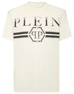 PHILIPP PLEIN Round Neck T-Shirt Stripes>Uomo T-Shirts