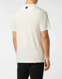 PHILIPP PLEIN Round Neck T-Shirt Tassel PP><noscript><img data-lazyloaded=