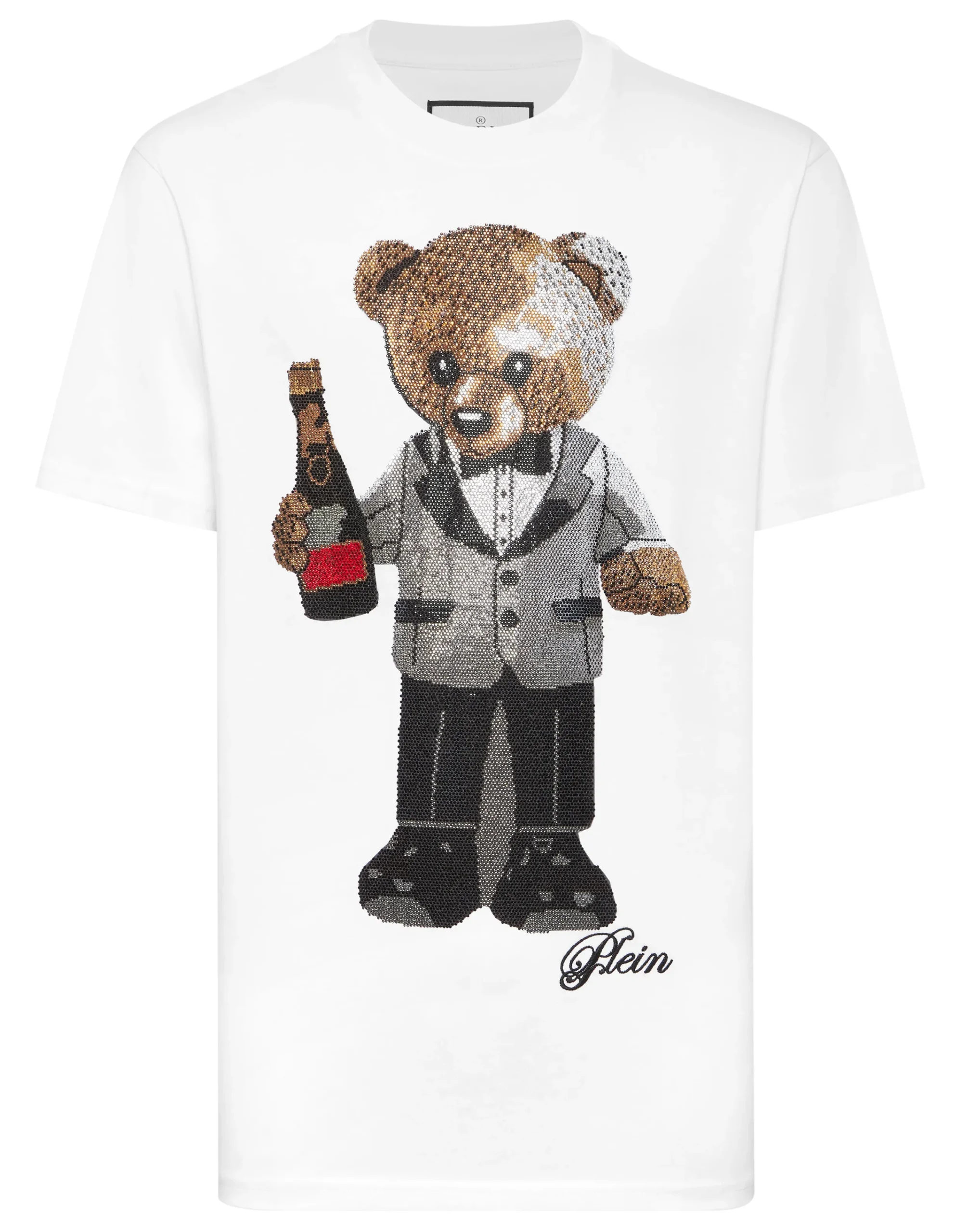 PHILIPP PLEIN Round Neck T-Shirt Teddy Bear>Uomo T-Shirts