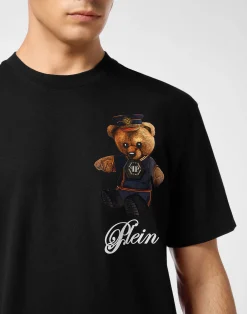 PHILIPP PLEIN Round Neck T-Shirt Teddy Bear><noscript><img data-lazyloaded=