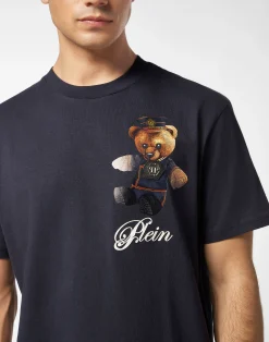 PHILIPP PLEIN Round Neck T-Shirt Teddy Bear><noscript><img data-lazyloaded=