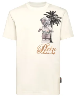 PHILIPP PLEIN Round Neck T-Shirt Teddy Beach>Uomo T-Shirts