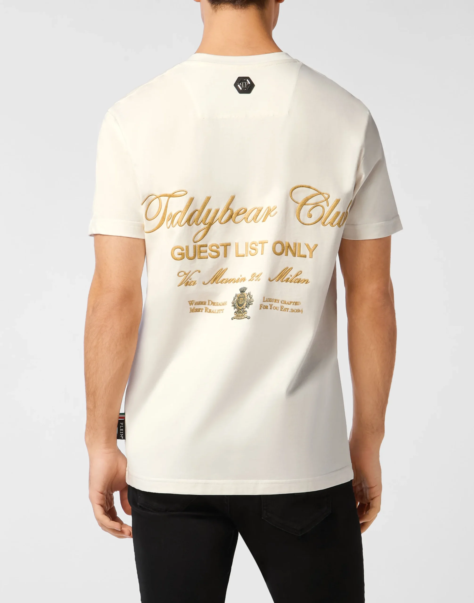 PHILIPP PLEIN Round Neck T-Shirt Teddy Beach>Uomo T-Shirts