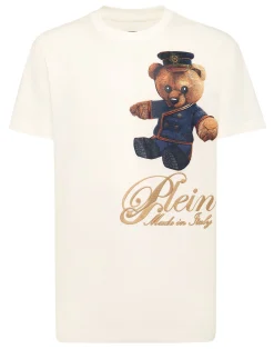 PHILIPP PLEIN Round Neck T-Shirt Teddy Doorman>Uomo T-Shirts