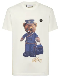PHILIPP PLEIN Round Neck T-Shirt Teddy Doorman>Uomo T-Shirts