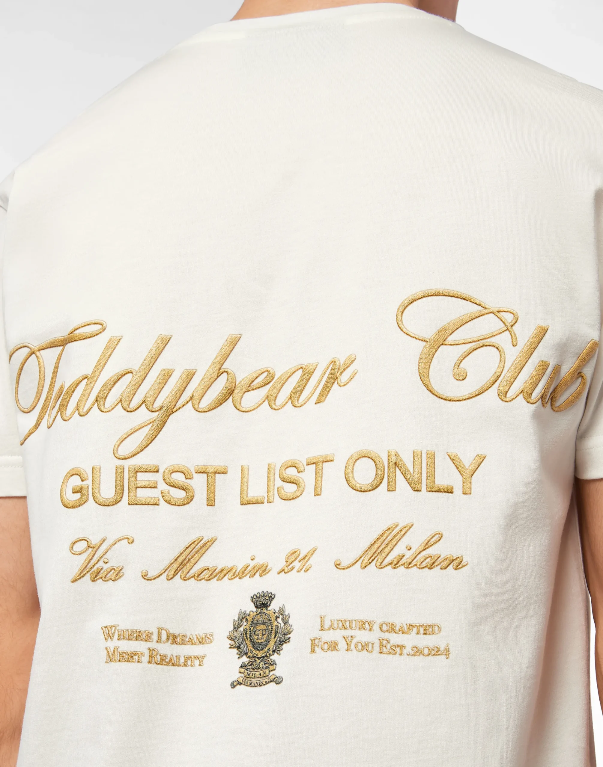 PHILIPP PLEIN Round Neck T-Shirt Teddy Doorman>Uomo T-Shirts