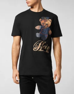 PHILIPP PLEIN Round Neck T-Shirt Teddy Doorman>Uomo T-Shirts