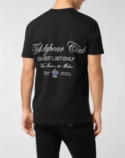 PHILIPP PLEIN Round Neck T-Shirt Teddy Waiter><noscript><img data-lazyloaded=