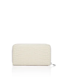 PHILIPP PLEIN Rounded Zip Wallet Cocco>Donna Portafogli E Piccola Pelletteria