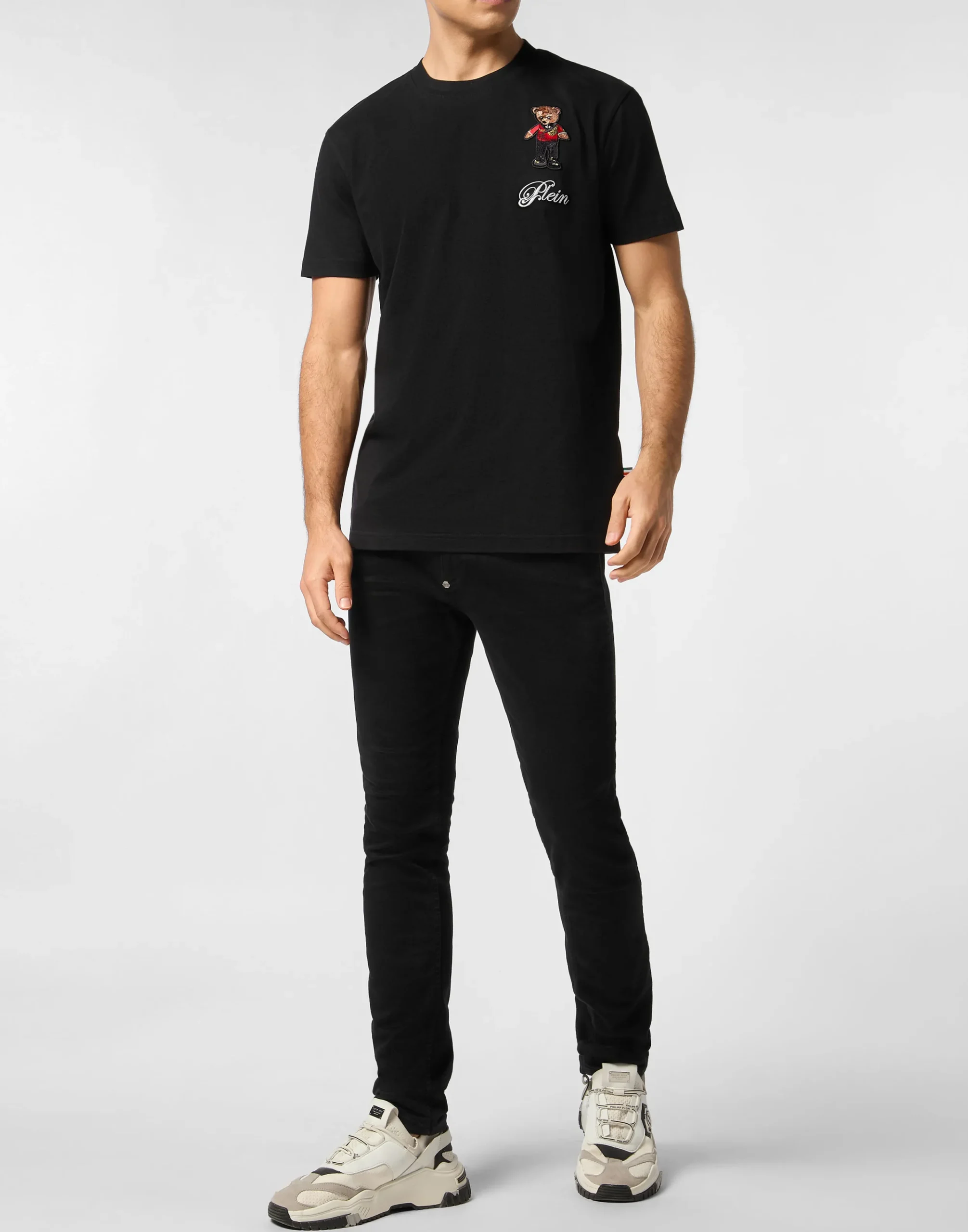 PHILIPP PLEIN Roundneck T-Shirt Hotel Teddy Bear>Uomo T-Shirts