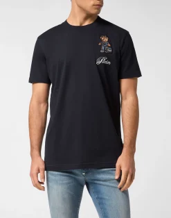 PHILIPP PLEIN Roundneck T-Shirt Hotel Teddy Bear Teddy Bear>Uomo T-Shirts
