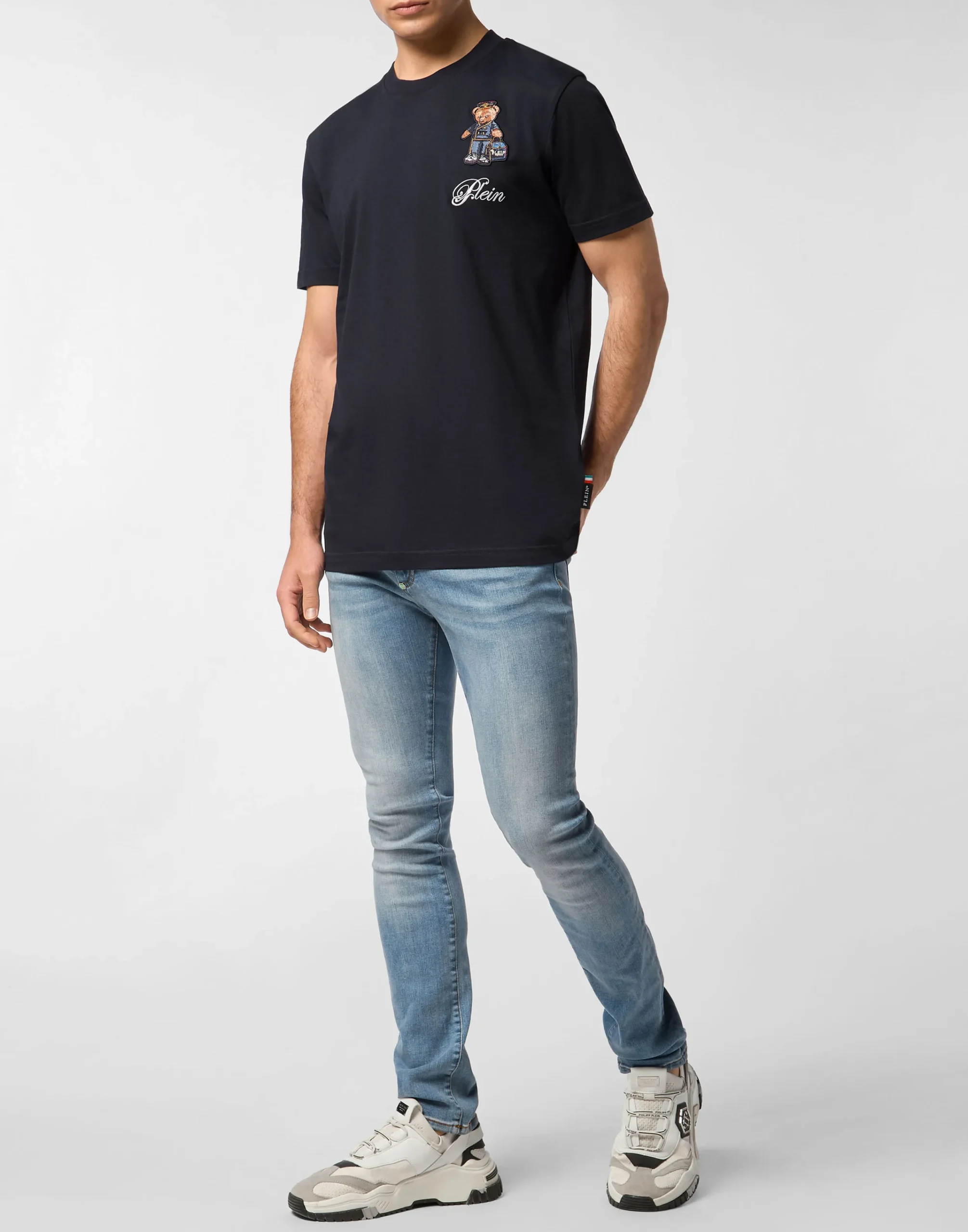 PHILIPP PLEIN Roundneck T-Shirt Hotel Teddy Bear Teddy Bear>Uomo T-Shirts