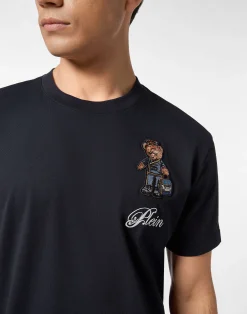 PHILIPP PLEIN Roundneck T-Shirt Hotel Teddy Bear Teddy Bear><noscript><img data-lazyloaded=