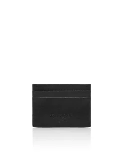 PHILIPP PLEIN Saffiano Leather Card Holder Hexagon>Uomo Portafogli E Piccola Pelletteria|Portafogli E Piccola Pelletteria